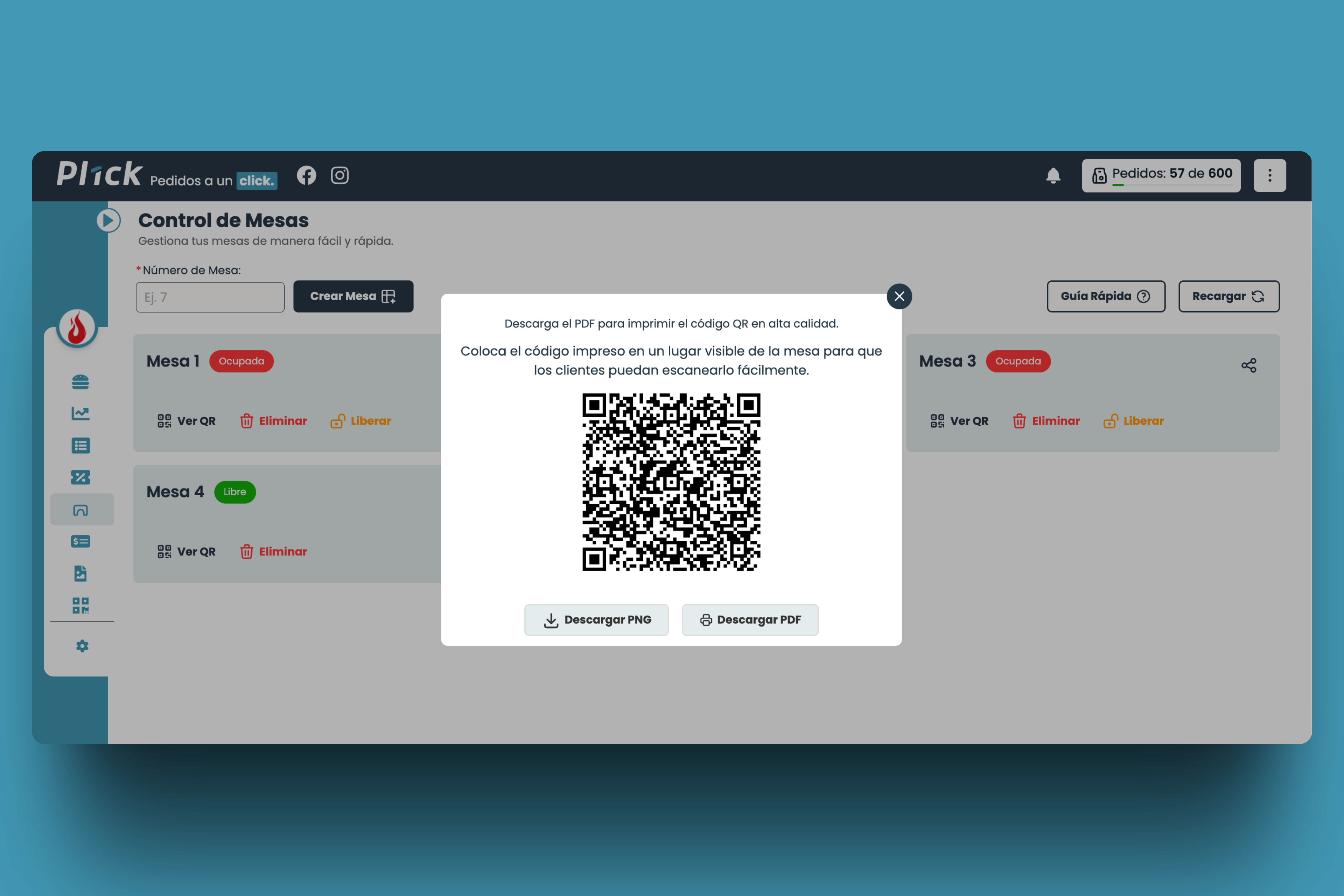 menú qr para restaurantes plick