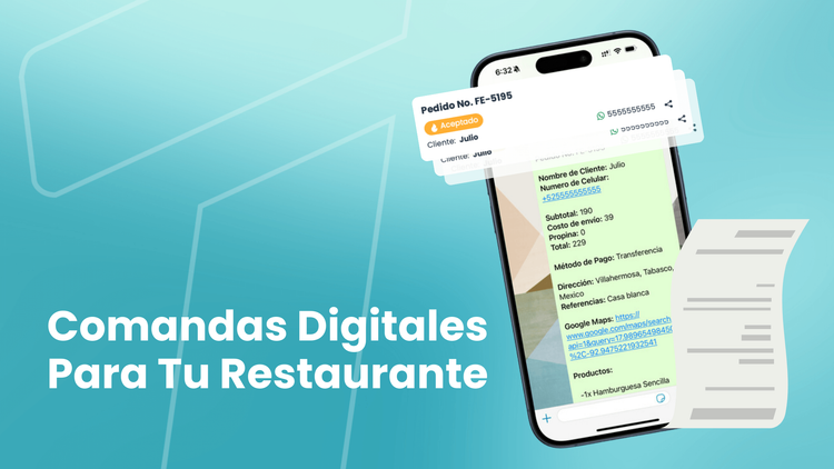 comandas para restaurantes